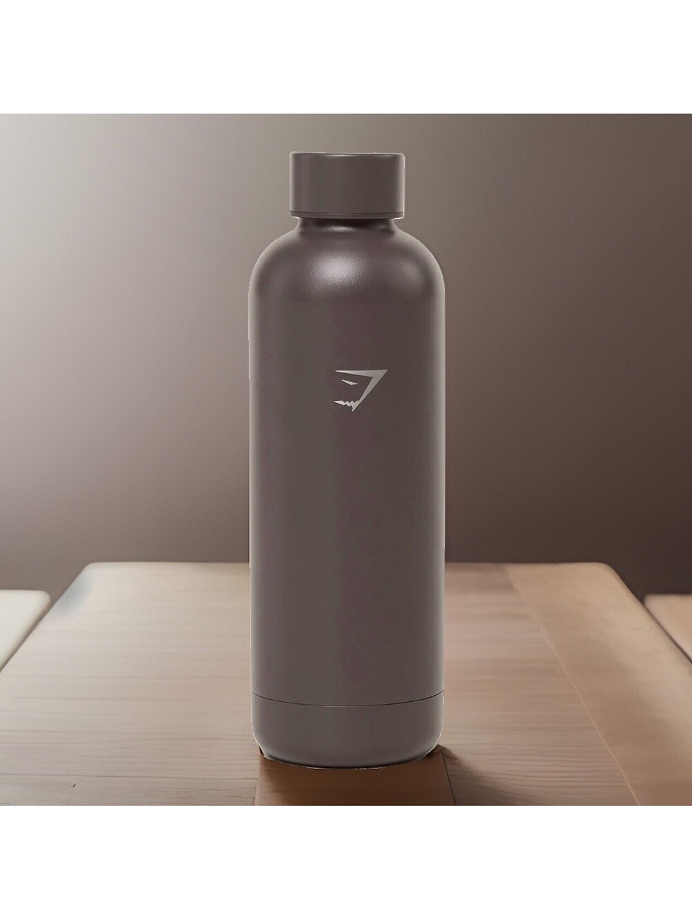 Gymshark Minimal Water Bottle | 500ml | Cool brown | New